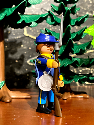 PLAYMOBIL HÉLICOPTÈRE PERSONNALISÉ Bell UH-1H + Pilote (Vietnam-1963