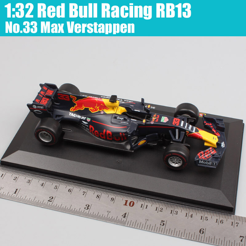 1:32 Formula One F1 Racing Red Bull RB13 #33 Max Verstappen Model