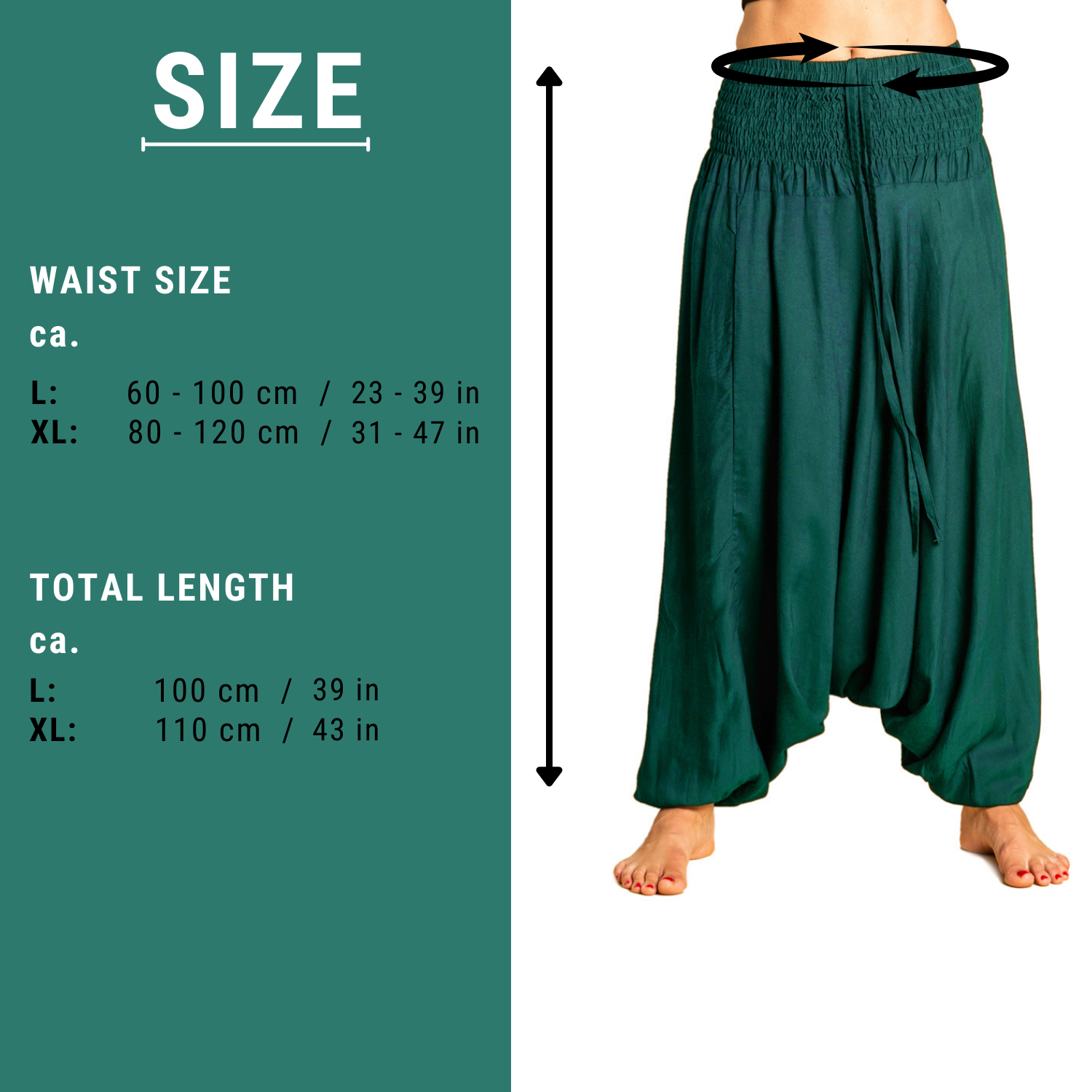 PANASIAM Aladin Pants Cotton, Beige, L - Foto 9