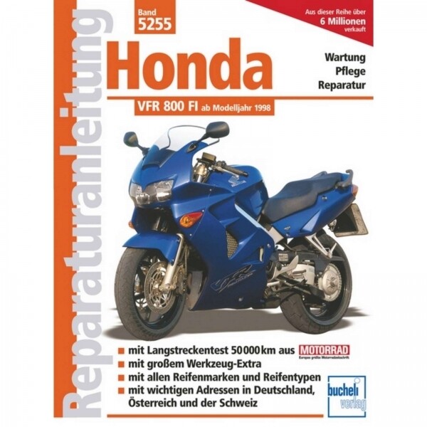 Thumbnail - Honda Vfr 800 Fi (1998-2010) Reparaturanleitung Bucheli Verlag