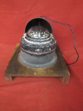 Vintage Aqua Meter Boat Compass on Wood Base Roseland NJ Made In USA