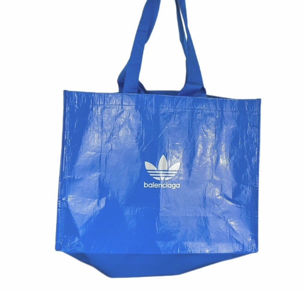 Balenciaga x Adidas Tote Shopping Bag Blue 2022 | eBay