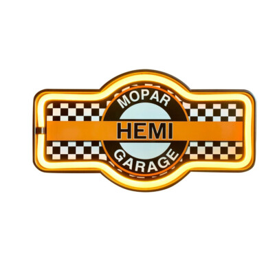 Mopar Led Rope Sign Mopar Hemi Garage LED Neon Light Rope Bar Sign, Decor For Garage Shop ...