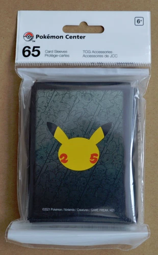 Pokemon Center TCG 65 Card Sleeves Pack: Pokemon Celebration (710-08799) Black