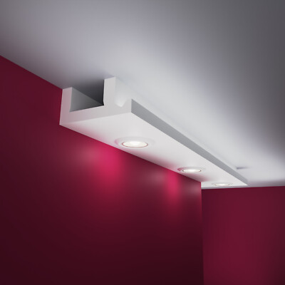 ELHARE Stuckleisten Spot LED Profil Band Indirekte Beleuchtung Licht XPS LH1