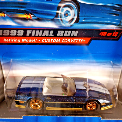 Hot Wheels Vintage 1999 Final Run Series Custom Corvette