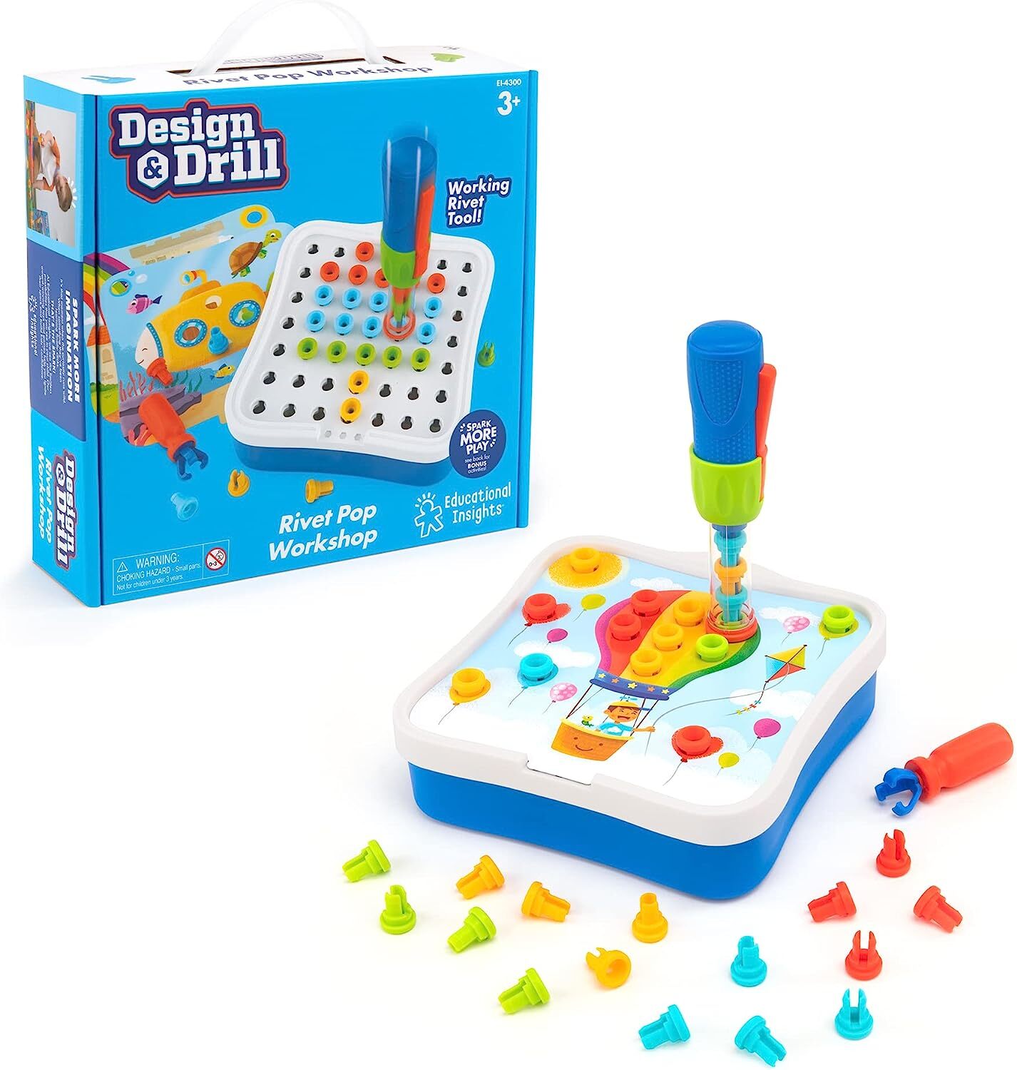 Учебные материалы EI-4300 Design Drill Rivet Pop Workshop Мульти один размер 14190₽