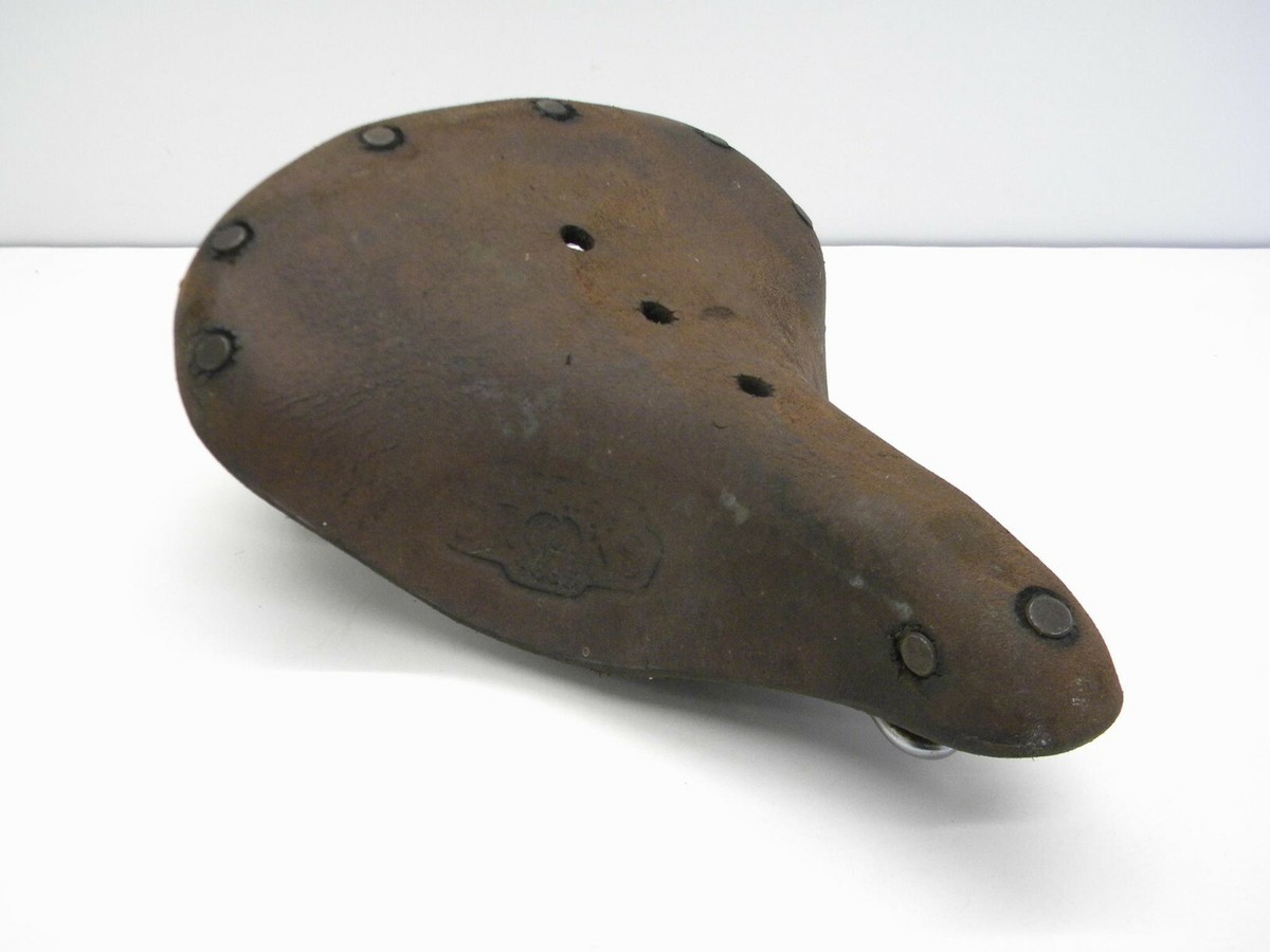 Vintage Brooks B66S Black Leather Saddle (G73) | eBay