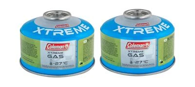 2x Coleman Wintergas C100 Xtreme -27° 100g Gaskartusche Gaskocher Campingkocher