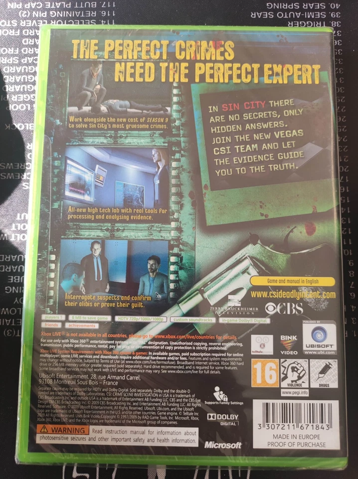 CSI Crime Scene Investigation Deadly Intent XBOX 360 - Image 2 of 3