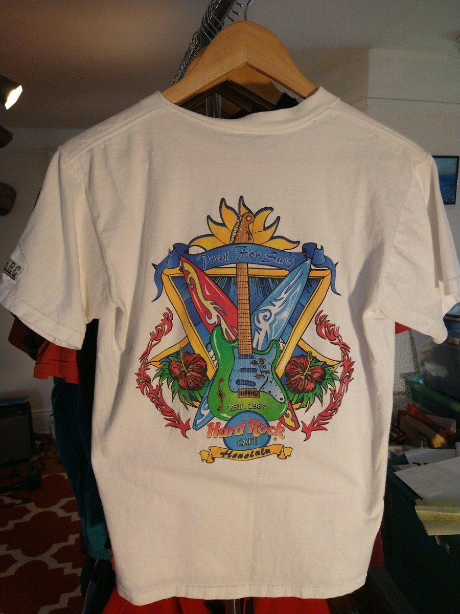 Vintage hard rock cafe t shirt Honolulu Made In USA S aloha unisex