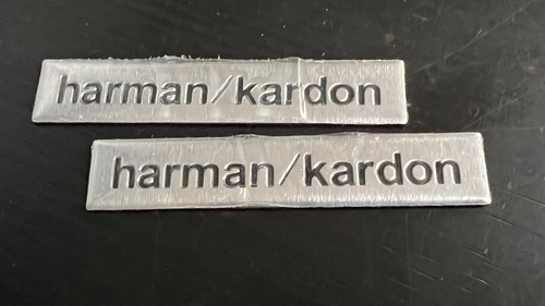 2 x Emblem Speaker Badge Decal Replacement fits Harman Kardon Speakers - Picture 3 of 6