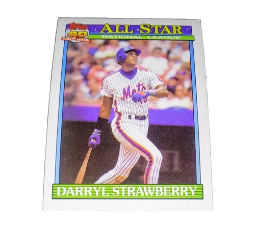 1991 Topps Darryl Strawberry All Star 402 Many Non Sport Sport 