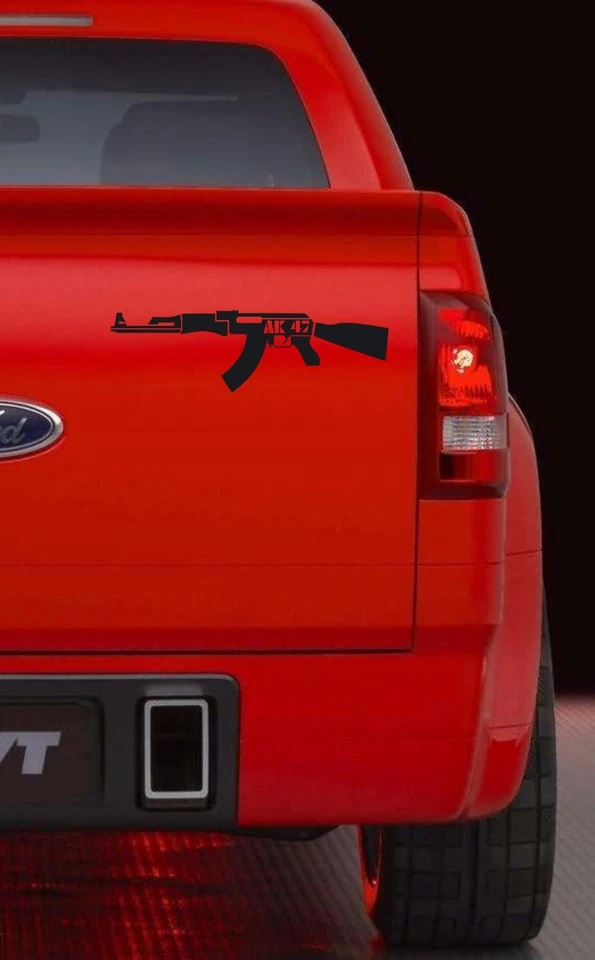 Kalaschnikow AK47 Aufkleber 20x6cm  Auto Car Hunter Gewehr Maschinengewehr (22) - Bild 3 von 4