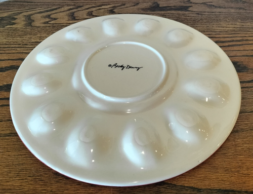 Southern Living At Home Becky Denny COCKADOOLE Deviled Egg Platter Rooster Plate - Picture 6 of 10