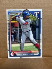 BD-165 Curley Martha, Texas Rangers 2024 Bowman Draft Paper Lot of 59