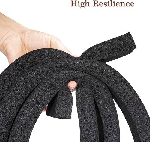 AC Insulation Foam Strip 1x1 Inch 26 Feet No Glue Weather Seal Easy Install - Picture 7 of 9