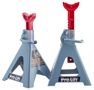 Pro 400 Stand Pro-Lift Heavy Duty 6 Ton Jack Stands Pair - Double Locking Pins ...