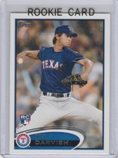 YU DARVISH ROOKIE CARD 2012 Topps Baseball Texas Rangers RC San Diego Padres!