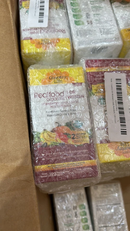 Country Life Realfood Organics - 女士多种维生素 - 120 片 — 第 4/4 张图片