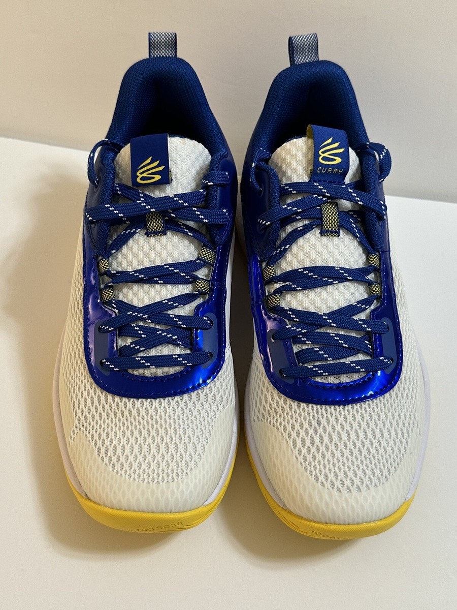 NEW Under Armour UA Steph CURRY Basketball Shoes Blue Yellow