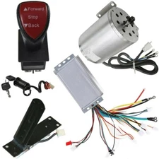 1800W 48V Brushless Motor Controller Pedal For E-Bike Mini Go Kart Quad Scooter