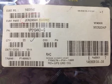 VP0104N3 MICROCHIP TRANS MOSFET P-CH 40V 250MA TO92-3 ROHS 10 PIECES