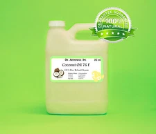 32 OZ/1 QUART ORGANIC COCONUT OIL 76 DEGREE  PURE COLD PRESSED 