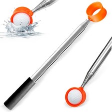 9Ft/12Ft/17Ft/20Ft Golf Ball Retriever Telescopic for Water with Non-Slip Rub...
