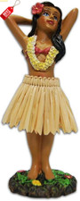 Hula Girl Dashboard Doll 4.4 Inch Hawaiian Car Decor Figure - US