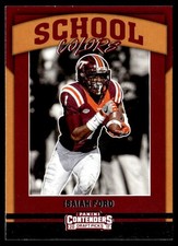 2017 Panini Contenders Draft Picks School Colors Isaiah Ford Rookie NCAA #14