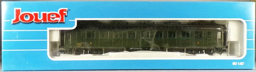 Jouef HJ4027 Ho Sncf Voiture Ocem R. A. C9 myfi 54610 3ème Classe Livrée Vert To | Condition: Neuf