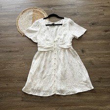 FOREVER 21 Short Sleeve Vneck Womens Dress