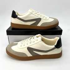 DV Dolce Vita Voyage Size 11 Womens Sneakers Grey Off-White Gum Sole NEW