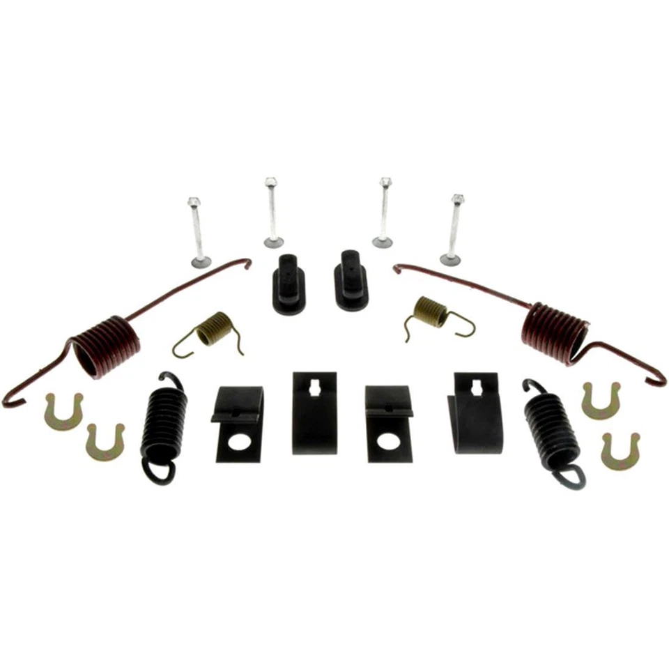 Tambores de freio traseiro e sapatas de freio kit de mola compatível com 1981-1984 Toyota Starlet - Imagem 4 de 4