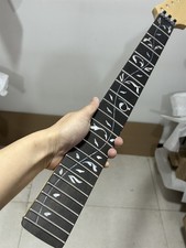 Gloss 22 frets Maple electric guitar neck part Rosewood Tree of life inlay lock