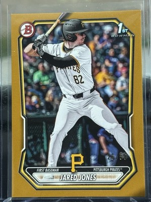 2026 Bowman Jared Jones 1st  /50 True gold Paper
