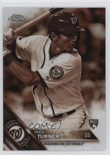 2016 Topps Chrome Sepia Refractor Trea Turner #32 11ff