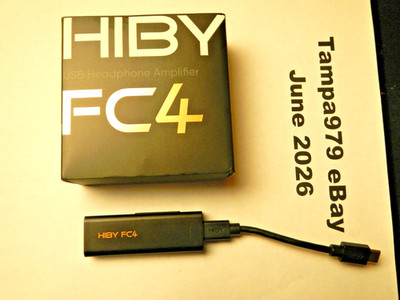 Original HIBY FC4 DAC Dongle. Excel. cosmetic and working condition. 3.5/4.4 bal