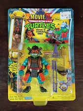 1992 Playmates Teenage Mutant Ninja Turtles TMNT Movie III Samurai Mike NIB