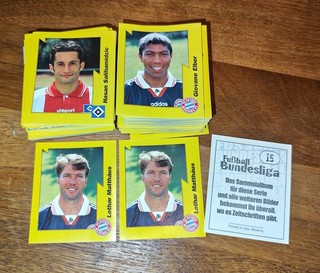 Bundle Pictures Final Phase 97/98 Junior Stickers Panini Rare Approx 230 Stickers