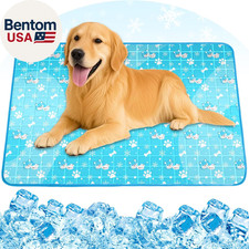 Dog Cooling Mat, Pet Cooling Mat with Non-Toxic Solid Gel, Self-Cooling Pad for