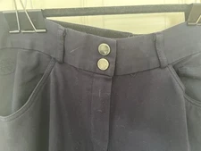 Piper by Smartpak Equestrian Riding Pants Women's Size 34R Dark Grey - Excellent