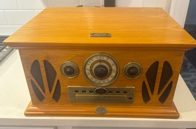 CDラジカセ SPIRIT OF ST.LOUIS オーディオ Spirit of St. Louis Phonograph Record Player CD Tape Player Radio