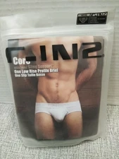 NEW C-IN2 CORE LOW RISE PROFILE BRIEF, COLOR: BLACK ,  (1) XXL UNDERWEAR