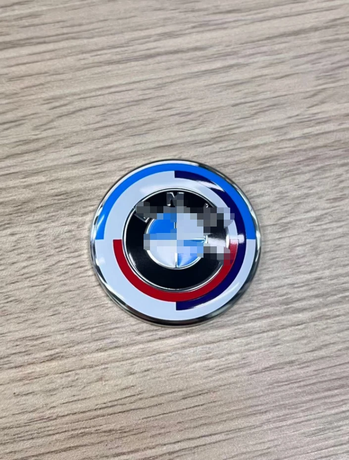 45MM Brand New Sealed BMW Steering Wheel Adhesive Emblem Anniversary Edition - Image 3 of 4