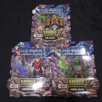 NEW Savage Eternia MOTU Netflix Masters Universe Figure LOT Merman He-Man Hordak