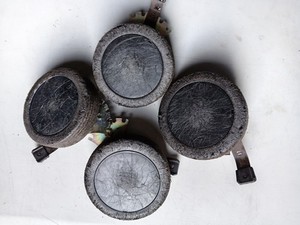 Rasenmäher  Rad Räder Reifen Ø 18cm  - 4 Stück Komplett