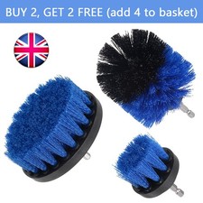 3X Drill Cleaning Brush Set Power Attachment Grout Tile Cleaner Scrub Home Car