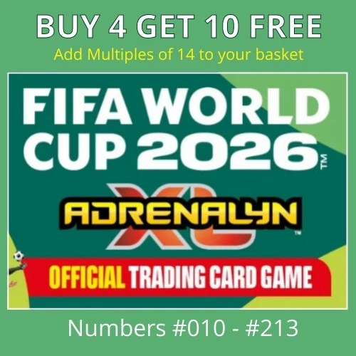 Panini FIFA World Cup 2026 - Adrenalyn XL Trading Cards #010 - #213 - Image 1 of 1
